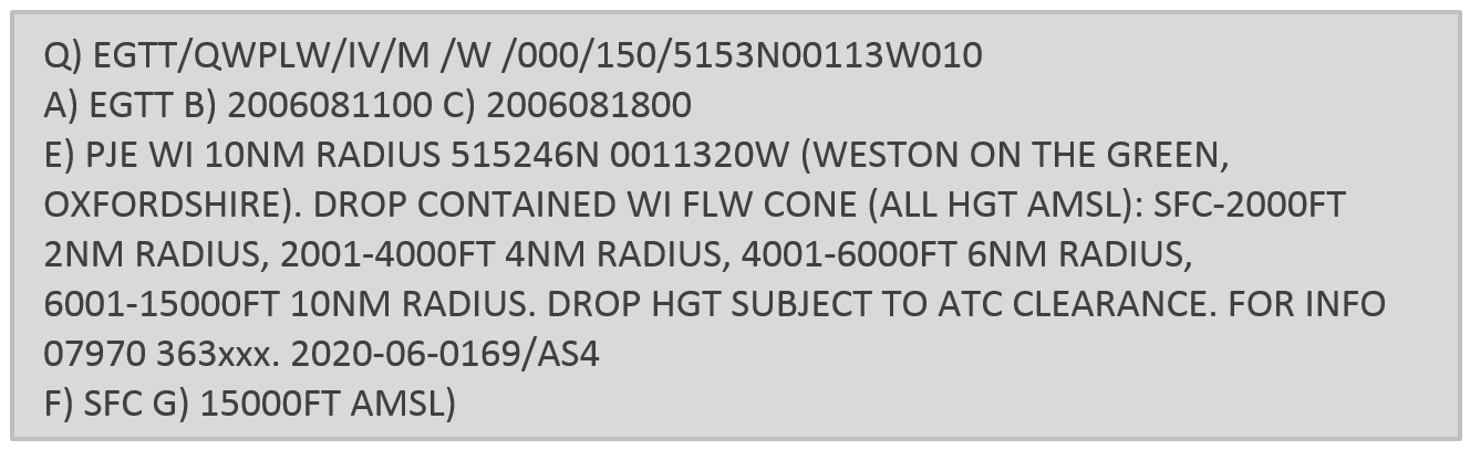 NOTAM FIGURE 5