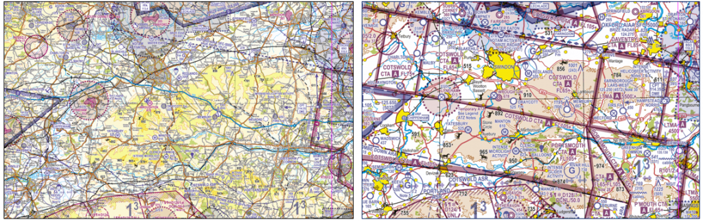 1,250,000 vs 1:500,000 chart