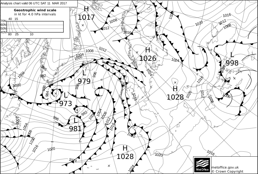 Synoptic Chart 11 Mar 2017