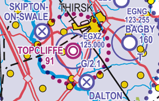 Figure 2 - site annotated by the blue circle within the ATZ