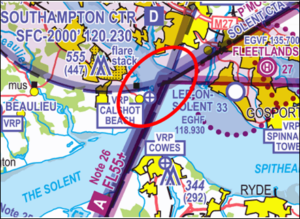 Hot spot b -Solent CTR