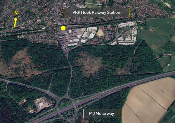Figure 6 – Hook Railway Station) VRP
